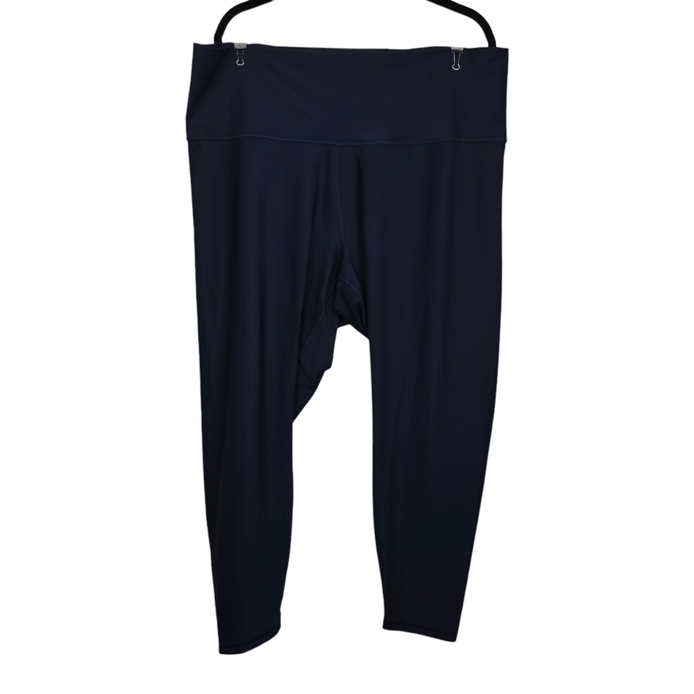 Old Navy Womens Blue Powersoft Extra High Rise Leggings Size 3X NWT